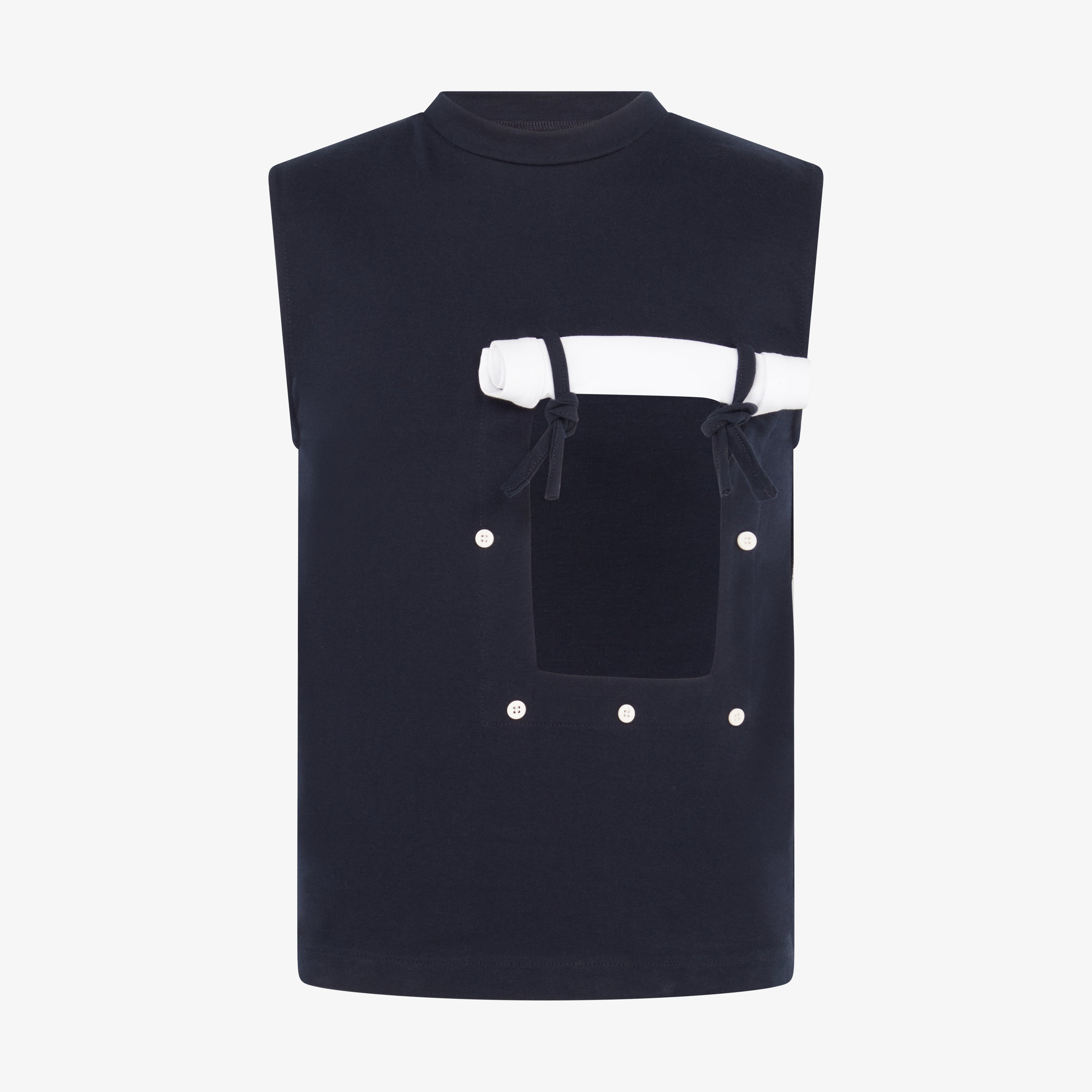 Window Vest Navy