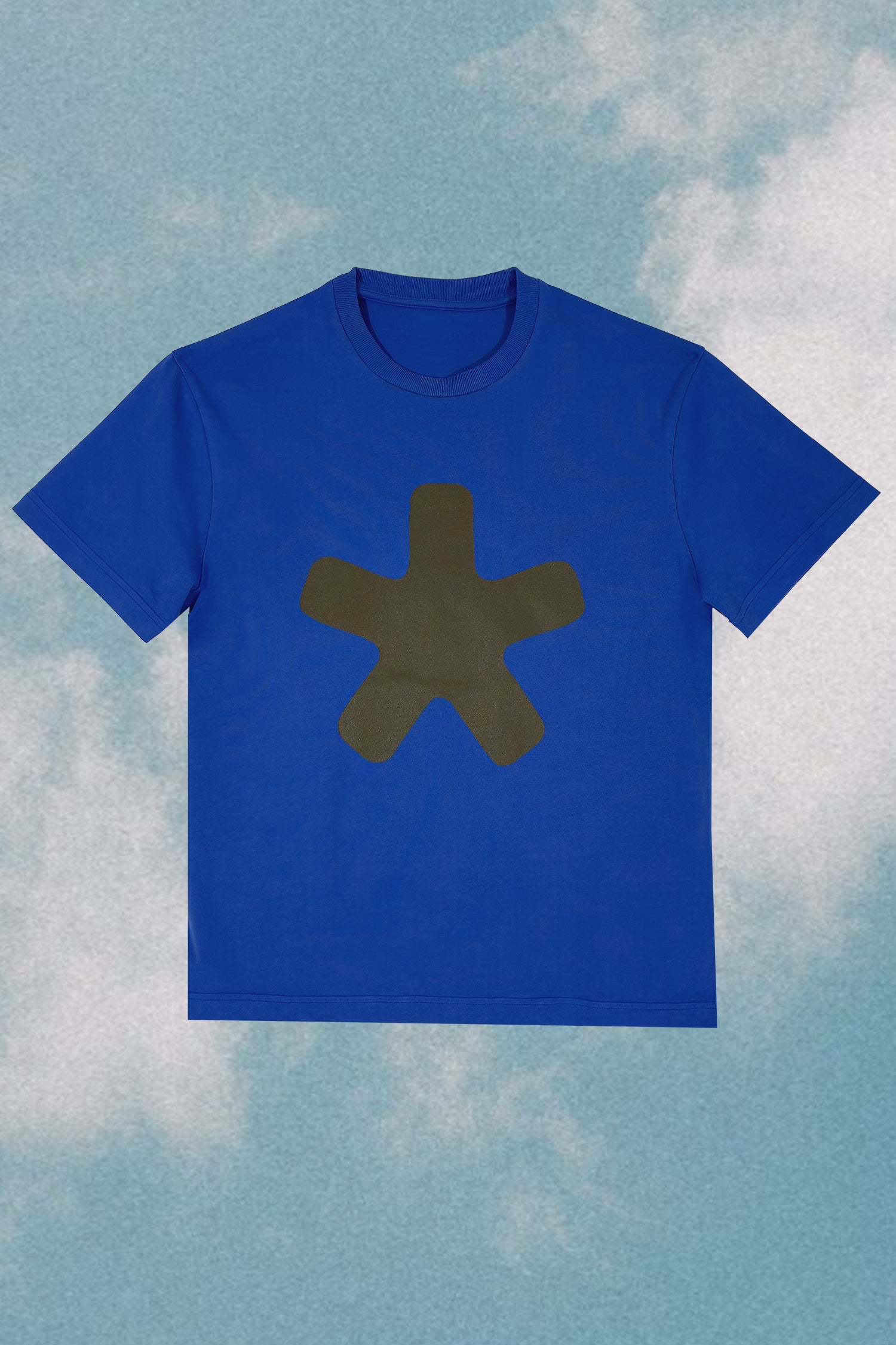 Asterisk Tee Blue