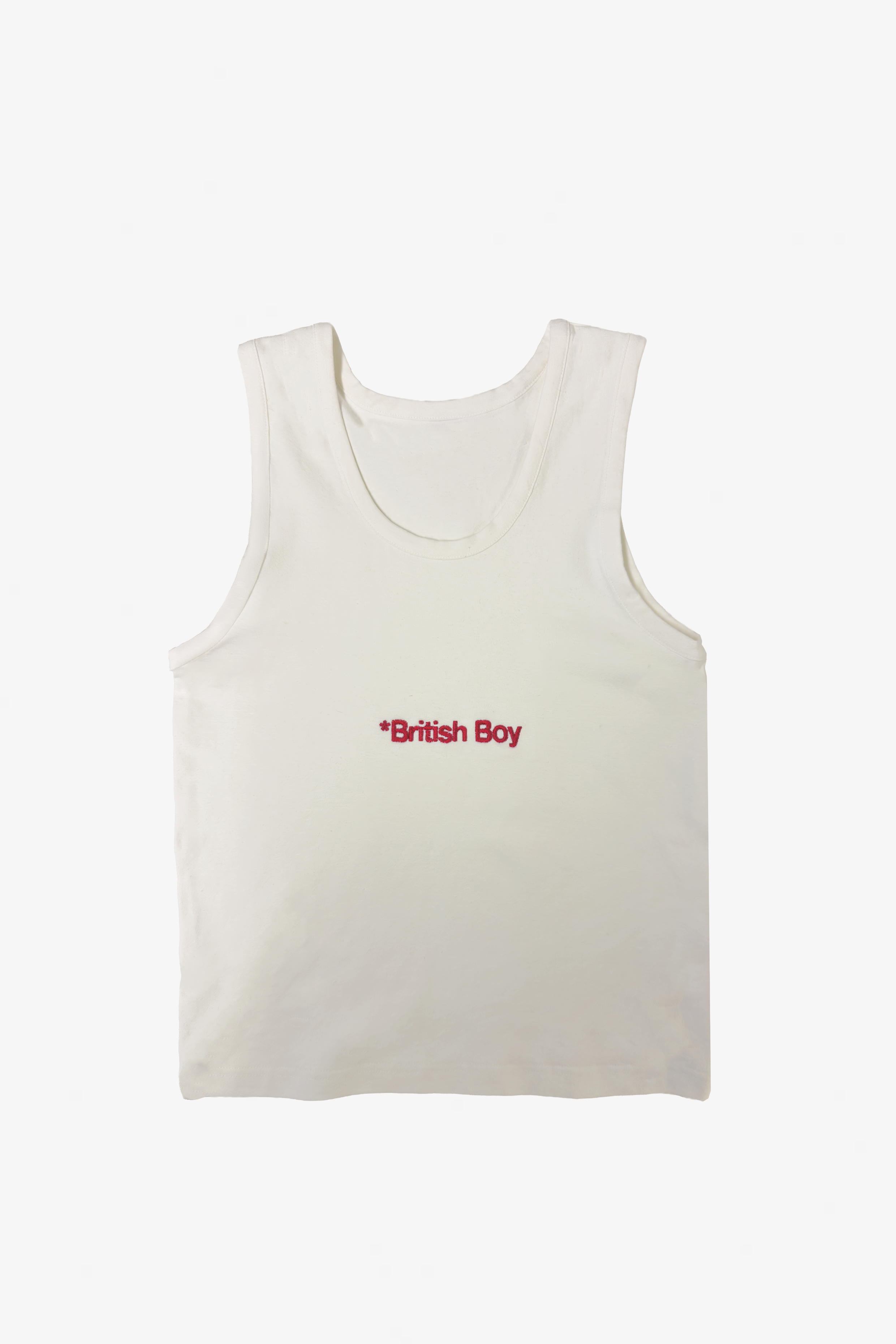 *British Boy Vest White