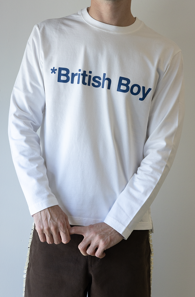 *British Boy Longsleeve White
