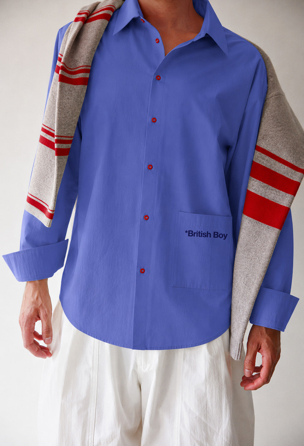 British Boy Shirt Blue
