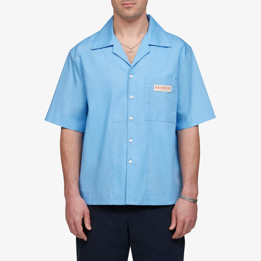 SS Camp Collar Shirt Blue
