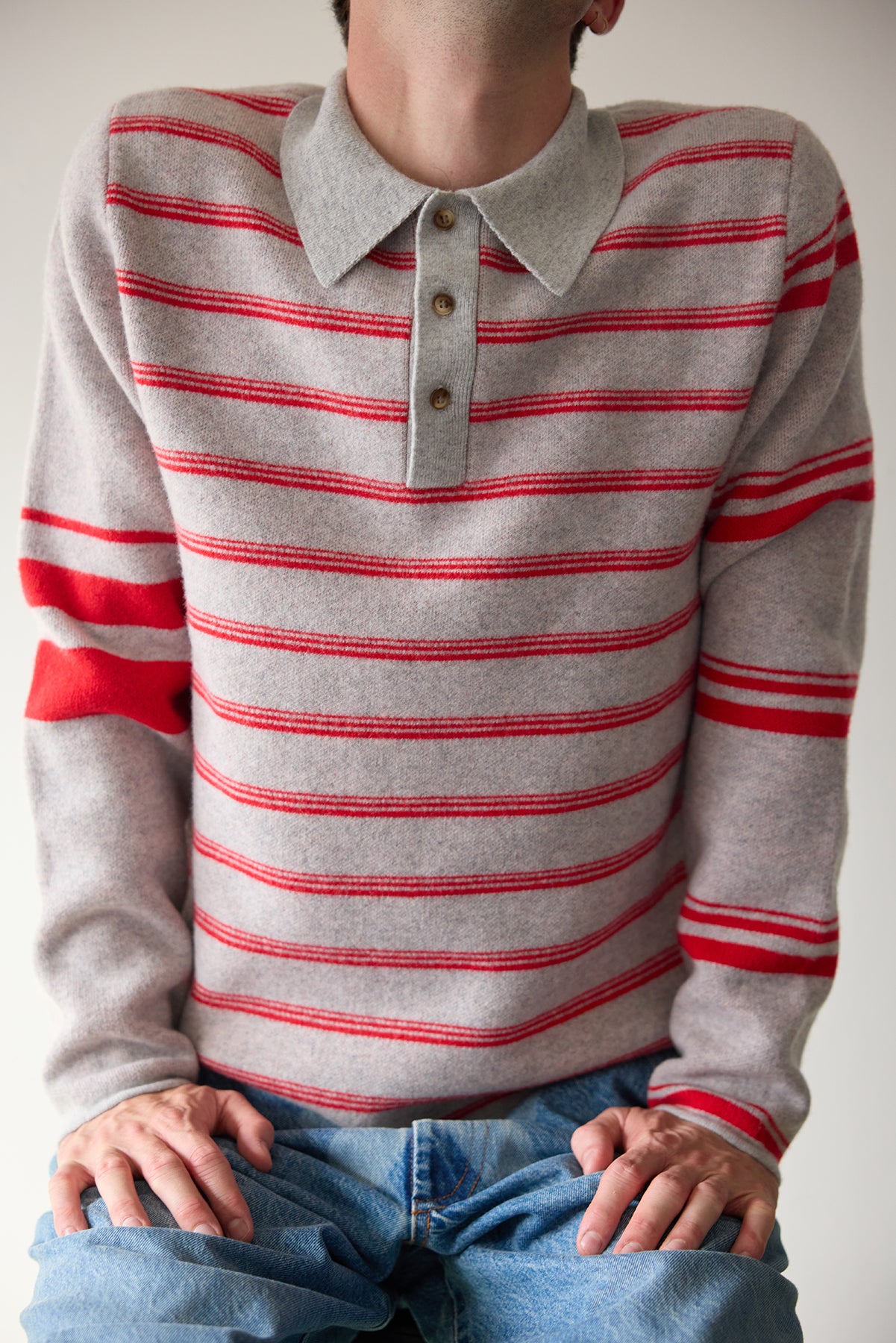 Vers Knit Jumper Concrete