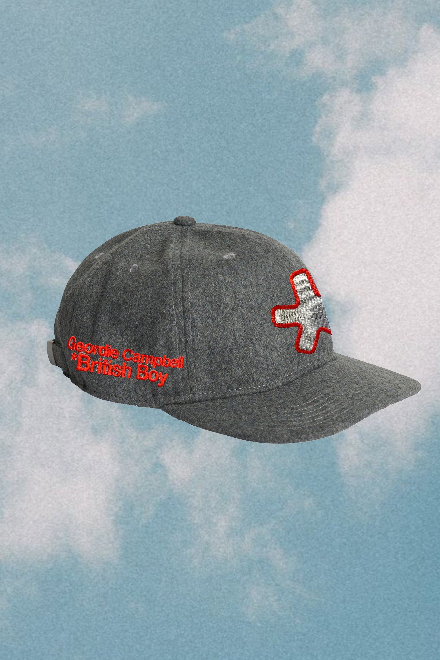 Asterisk Wool Cap Grey