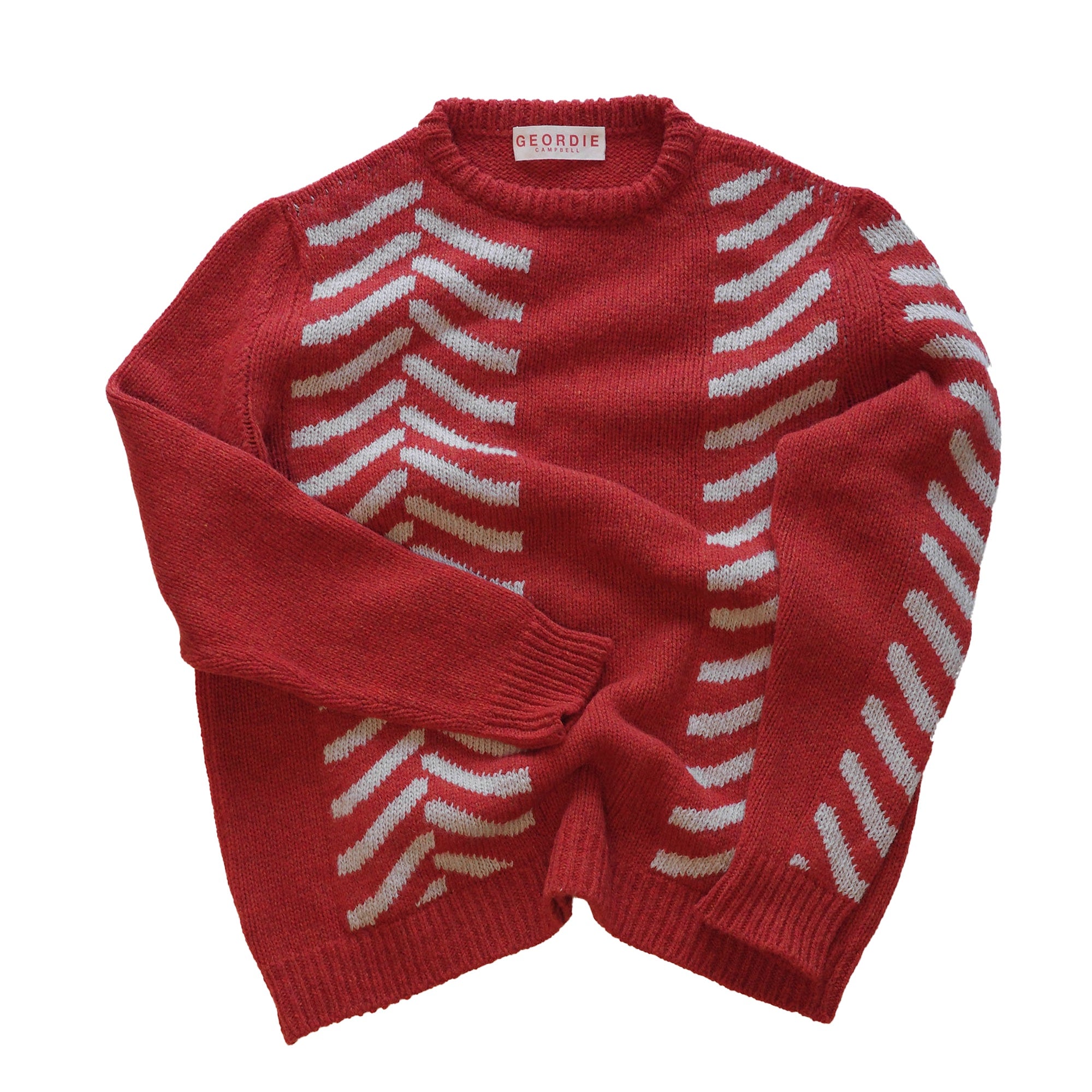 Men's Tyre Track Jumper Red