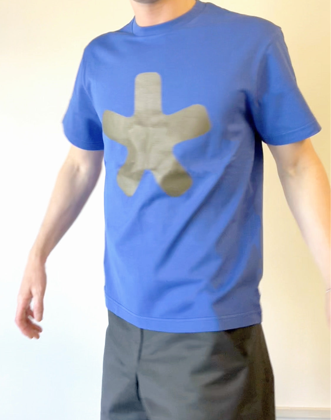 Asterisk Tee Blue