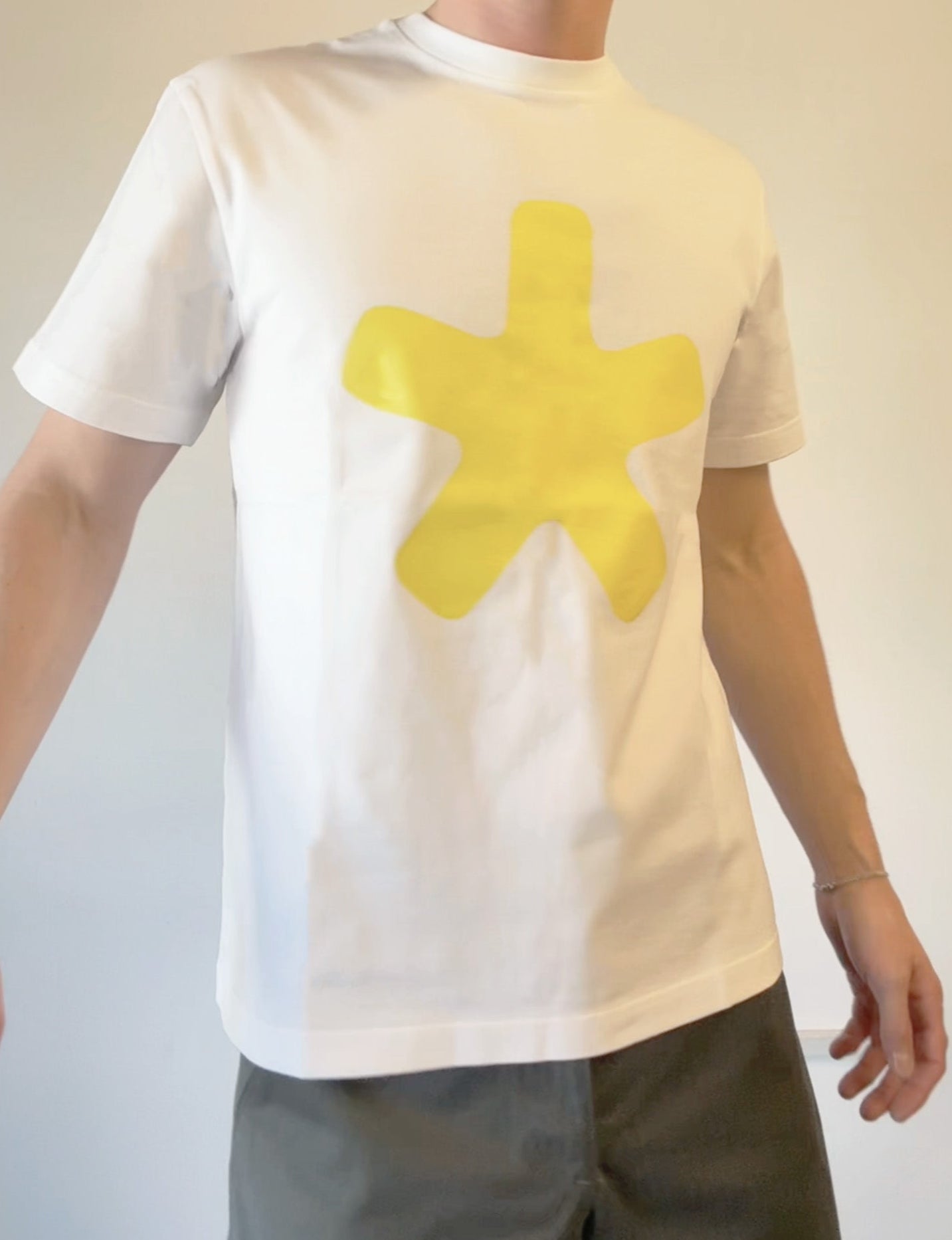 Asterisk Tee White