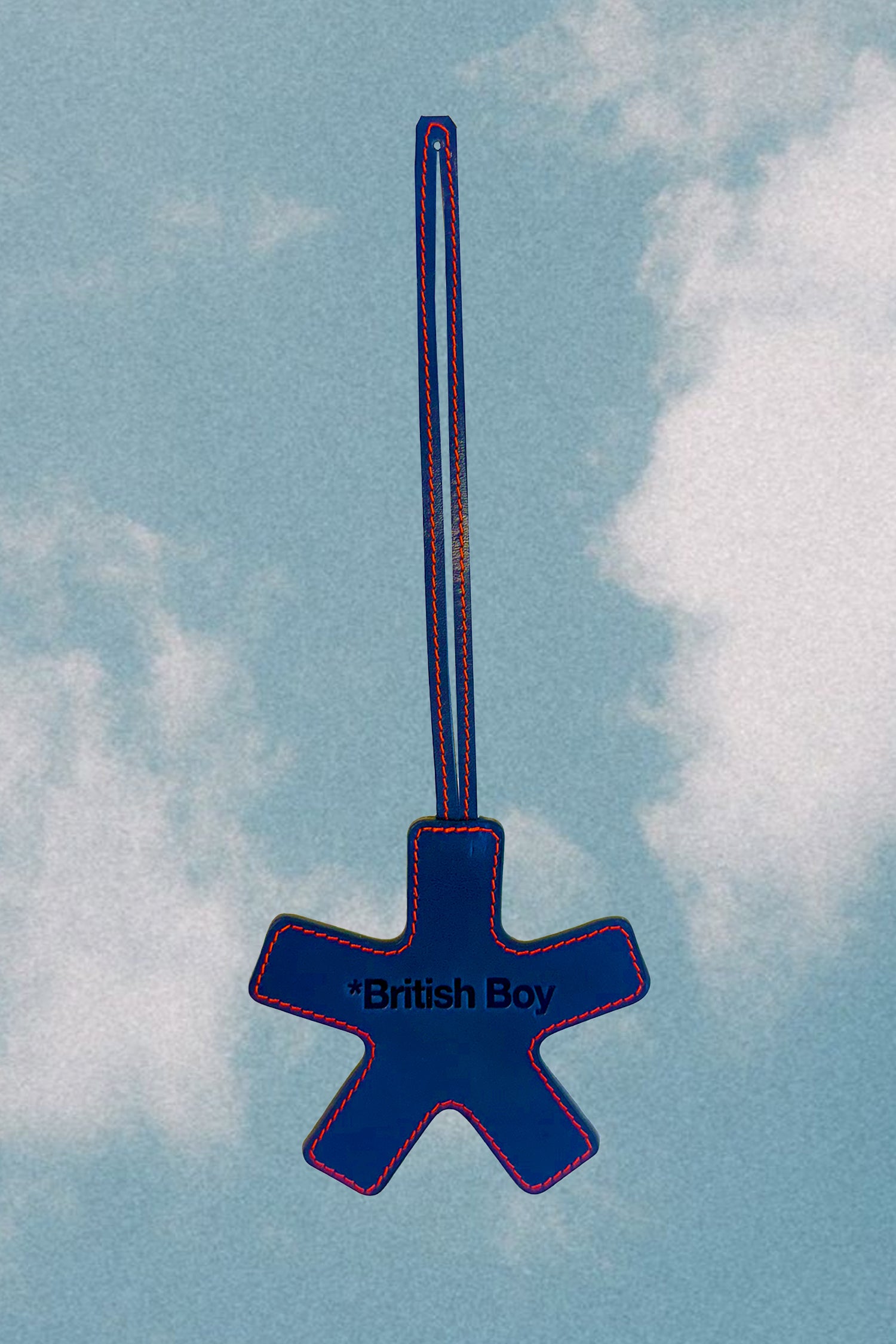 'British Boy' Tag in Electric Blue