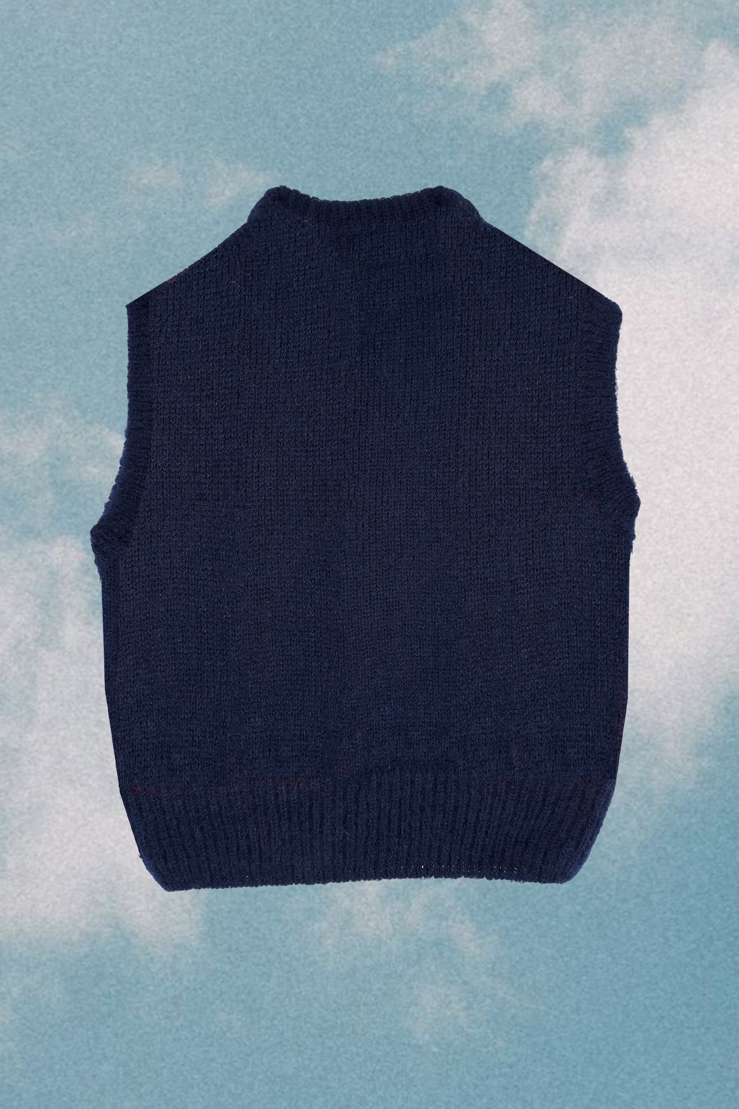 Mens Mohair Knit Vest