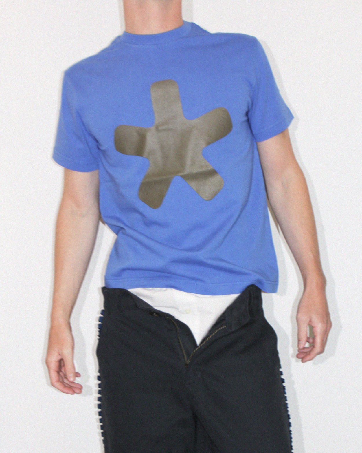 Asterisk Tee Blue