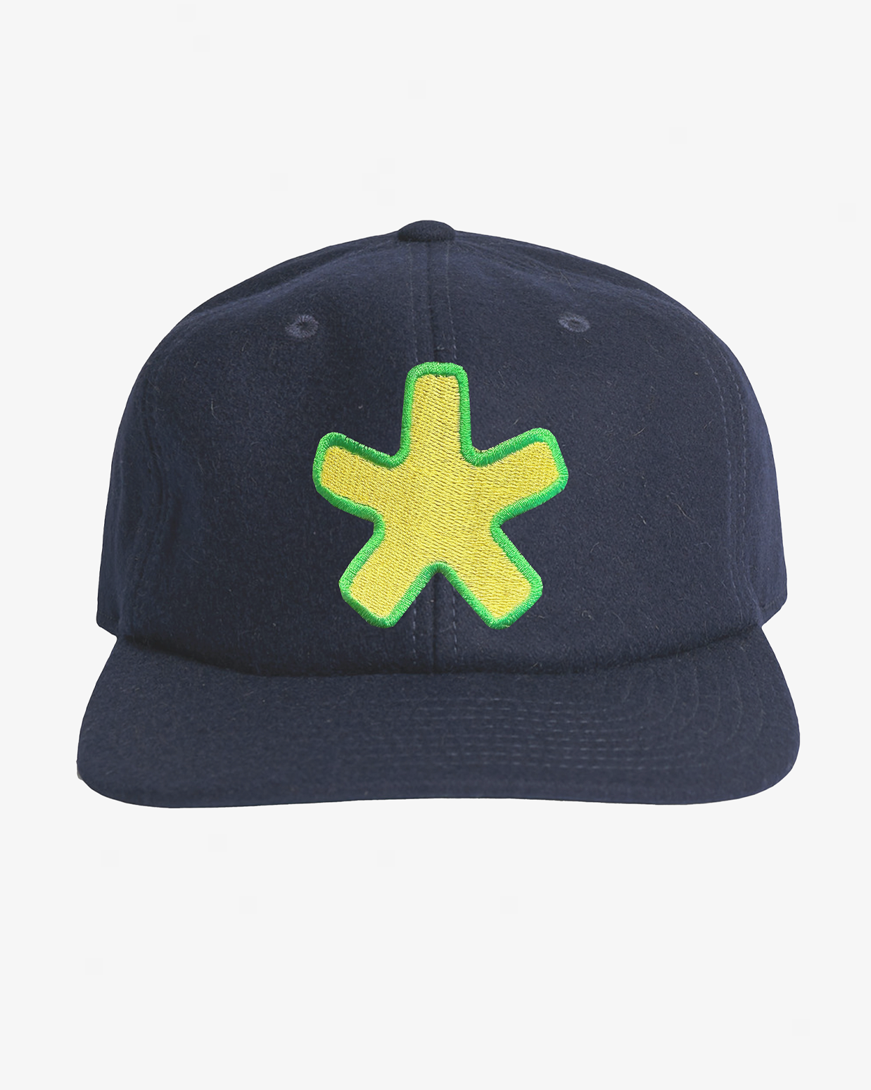 Asterisk Wool Cap Navy