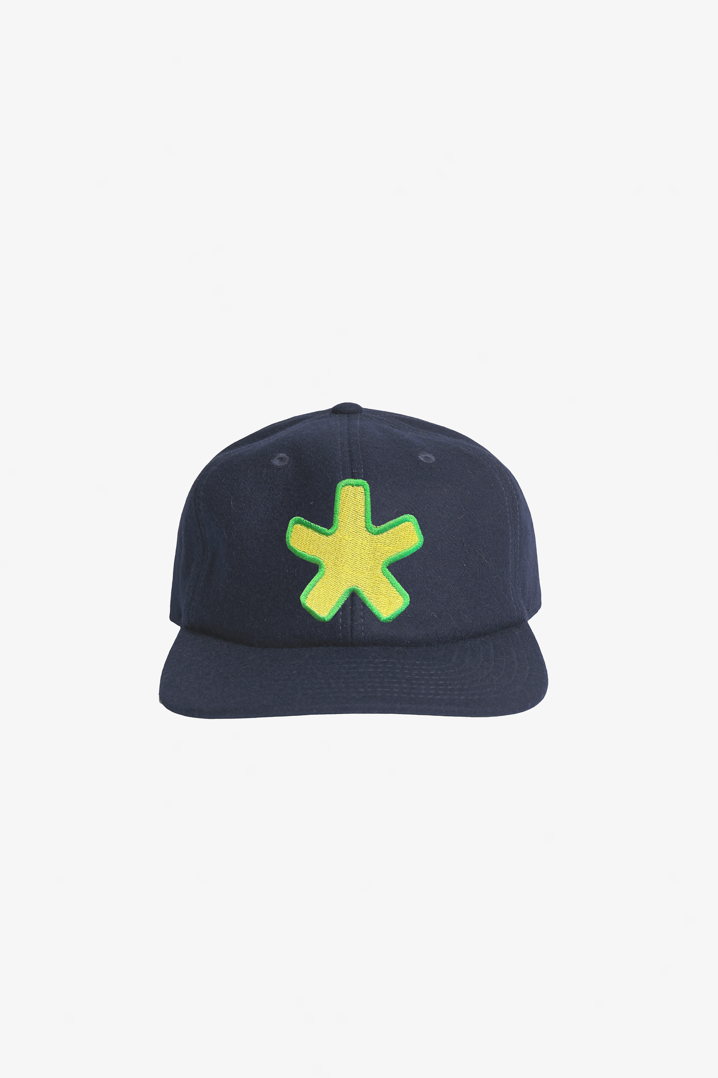 Asterisk Wool Cap Navy